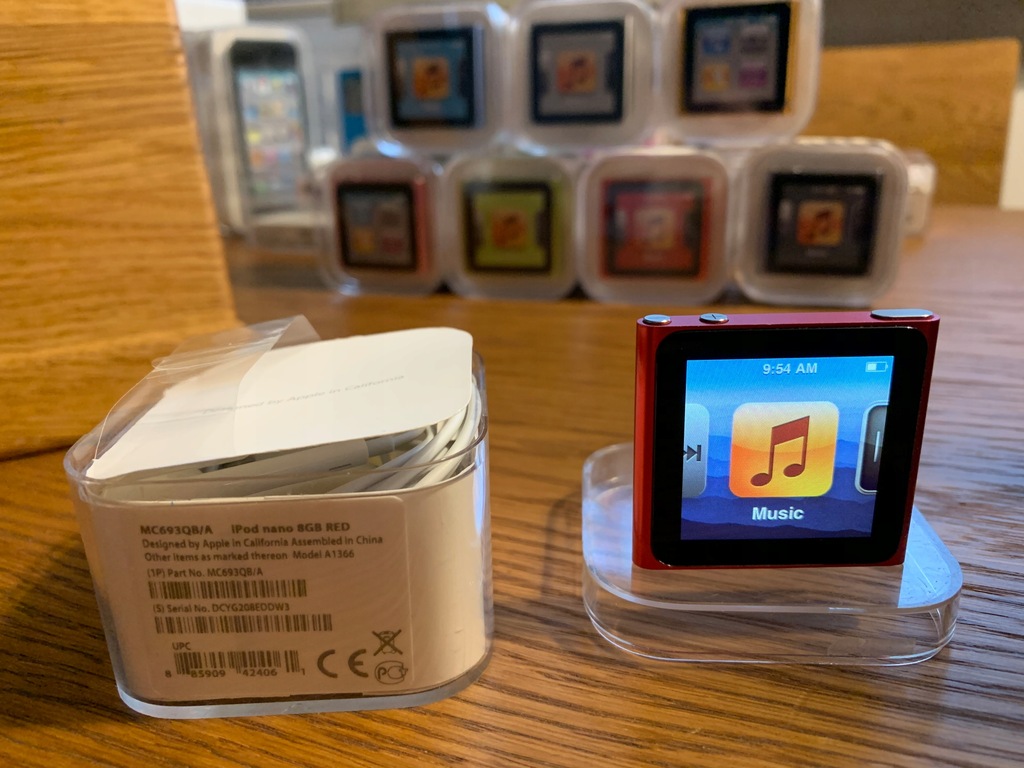 Apple iPod Nano 6G 8GB A1366 Product Red MC693QB/A