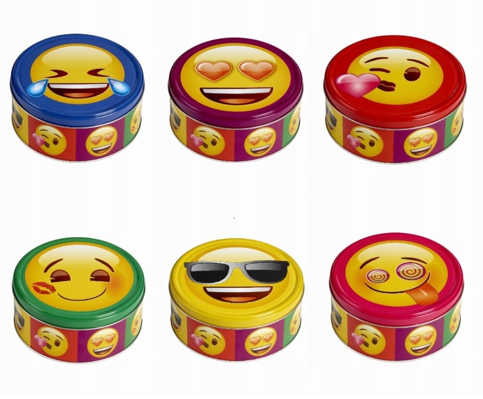 Jacobsens Kruche Ciastka Ciasteczka Maślane Duńskie w Puszce Emoji Mix 150g