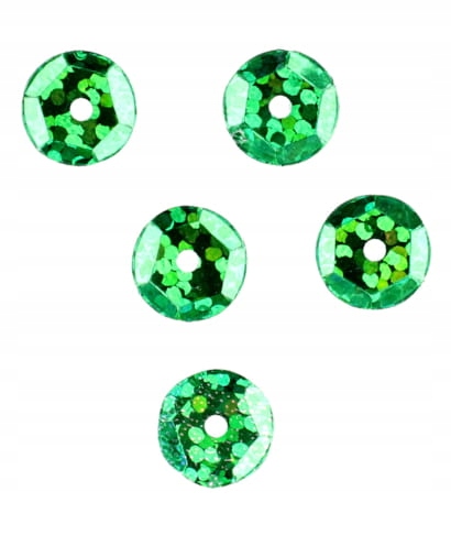 Cekiny zielone/8 mm /20 szt.