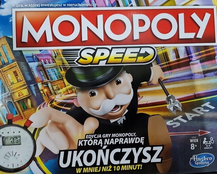 Gra planszowa Hasbro Monopoly Speed E7033