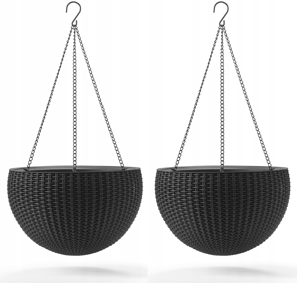 Кашпо Keter Hanging Sphere Planter 35x35x22 8 6 л подвесное коричневый