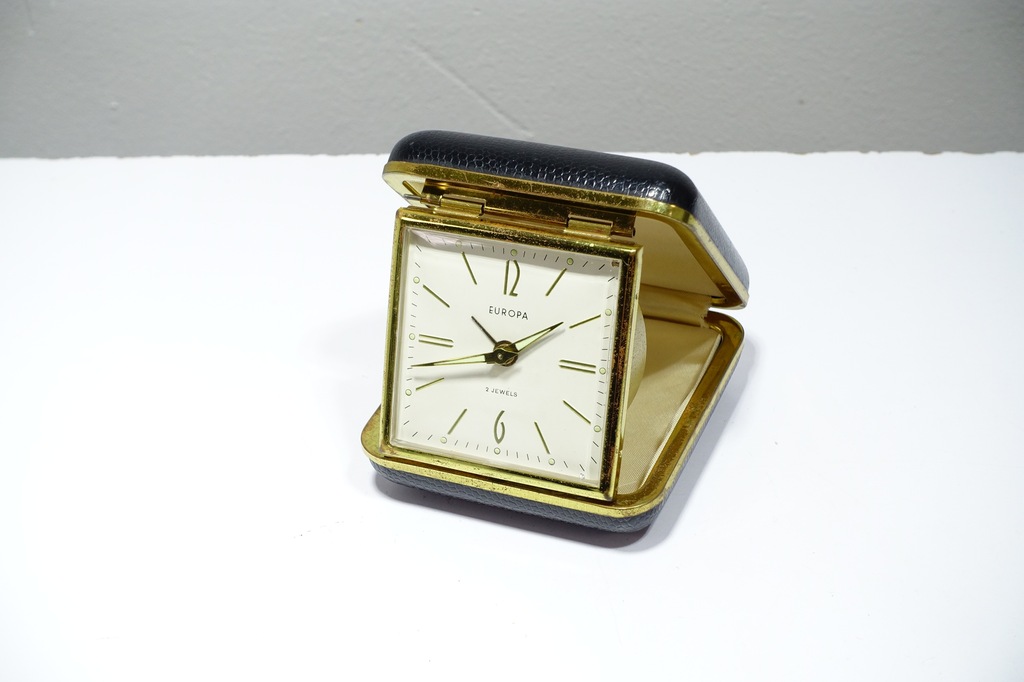 Europa Zegar Zegarek Turystyczny Nakręcany Retro Vintage Design