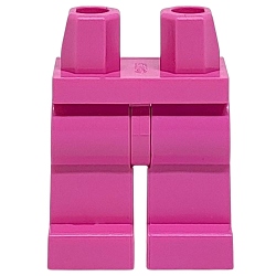 LEGO Nogi / Nóżki / Spodnie 970c00 Ciemnoróżowe / Dark Pink NOWE