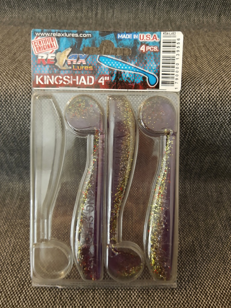 Relax KINGSHAD 4'' - 11,5cm zestaw 3szt SANDACZ