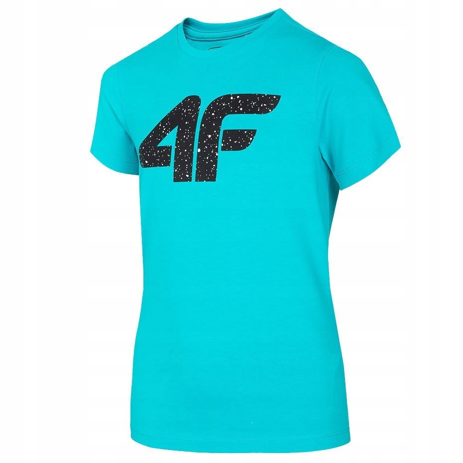 Koszulka dla chłopca 4F błękit turkusowy 122 cm