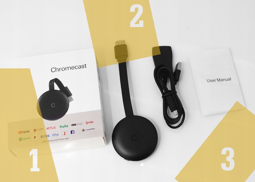 Купить FCAST CHROMECAST 3 HDMI WIFI AIRPLAY MIRACAST: отзывы, фото, характеристики в интерне-магазине Aredi.ru