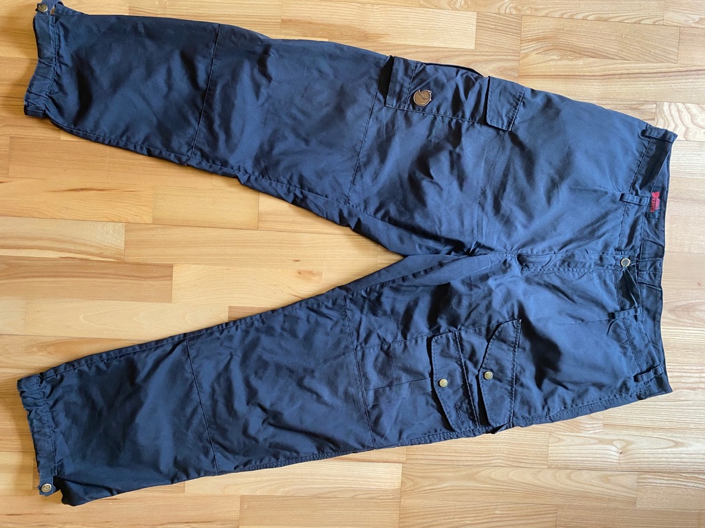 SPODNIE FJALLRAVEN G1000 STALOWE 56/96-100