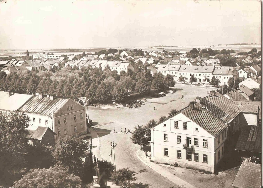 SIEMIATYCZE -- RYNEK - DOMY - PARK - LOT -- 1970