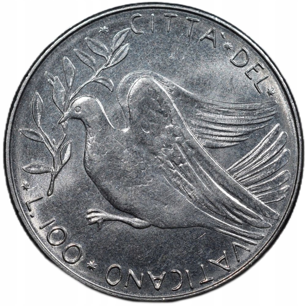 Watykan 100 lirów 1976