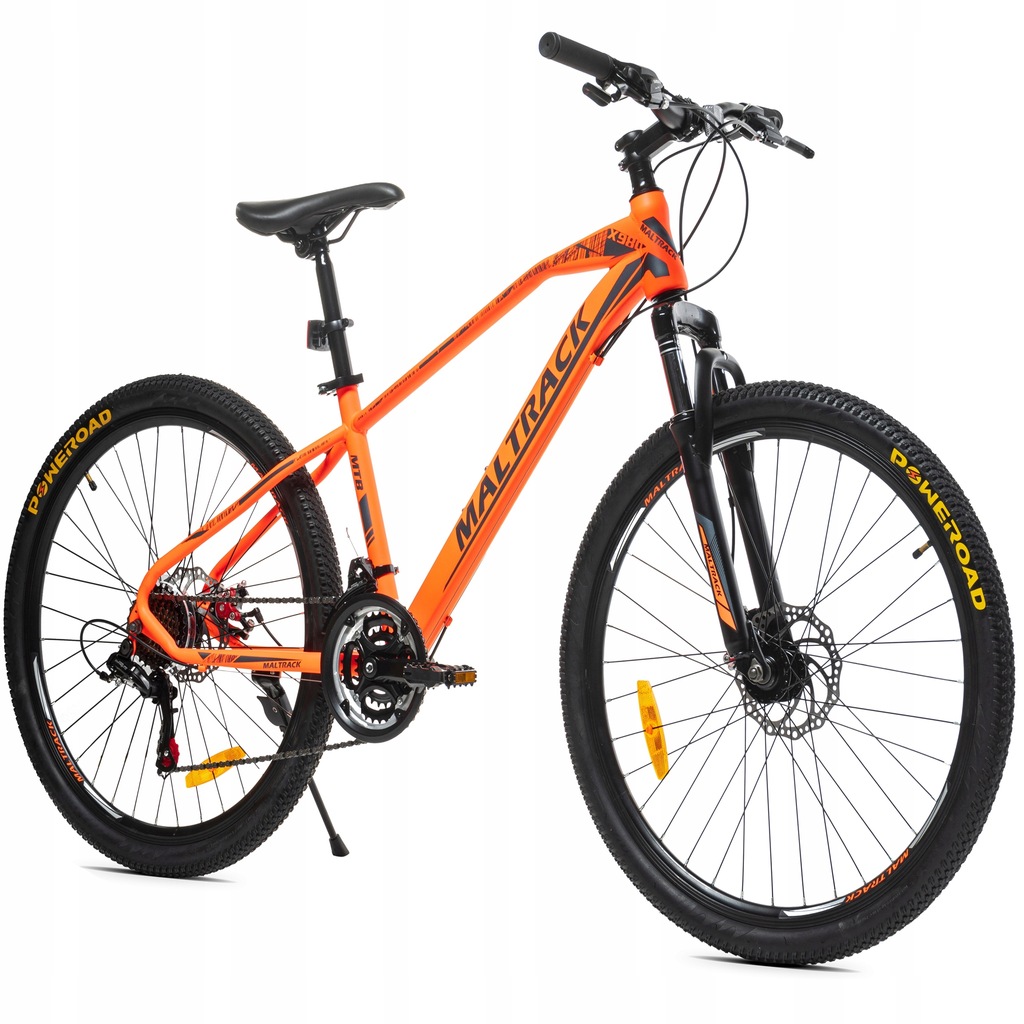 ROWER GÓRSKI MTB SHIMANO 26 NEON ORANGE 2x Tarcze