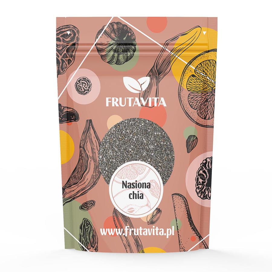 NASIONA CHIA 500 g Hiszpańska Szałwia WYSOKA JAKOŚĆ 0,5 kg - Frutavita