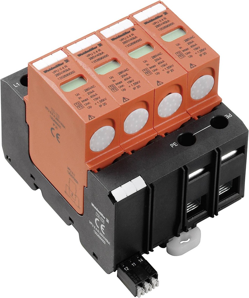 OCHRONA PRZECIWPRZEPIĘCIOWA VPU II 4 LCF 280V/40KA
