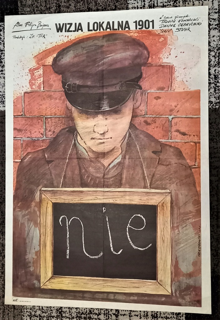 plakat - WIZJA LOKALNA 1901 - 1980 proj. Pągowski
