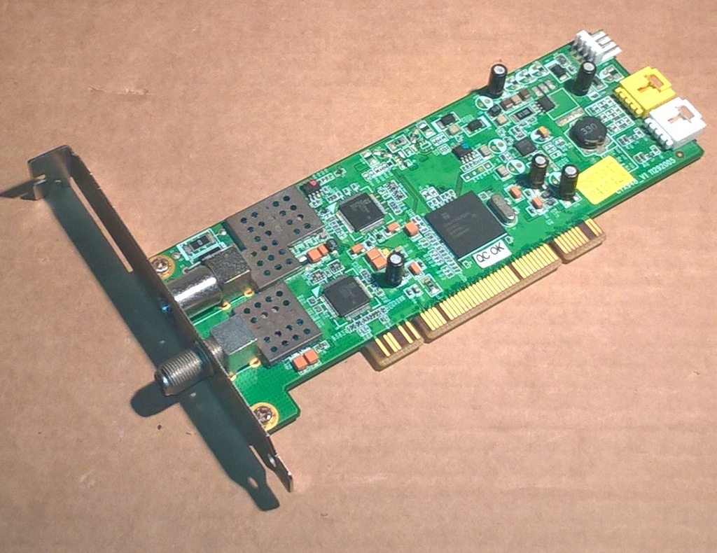 PCI TUNER TV COMBO SAT DVB-T ANALOG GRABBER CTX948