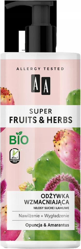 AA Super Fruits & Herbs Odżywka do włosów wzma