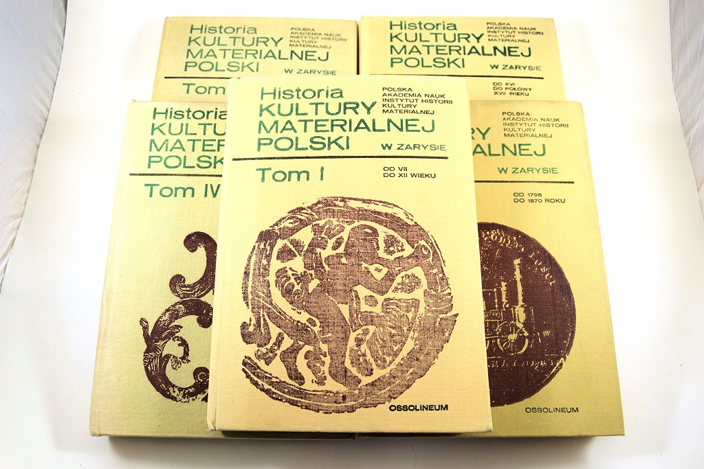 Historia kultury materialnej Polski (t. 1-5, 1978)