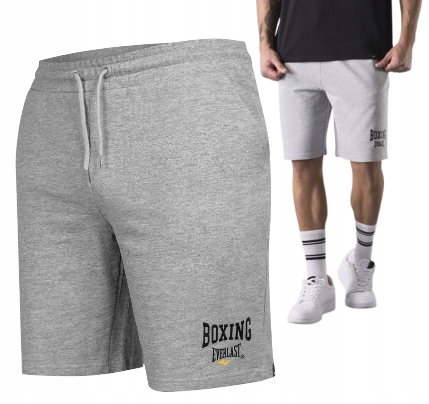 EVERLAST spodenki szorty sportowe BOXING r. XXL szare