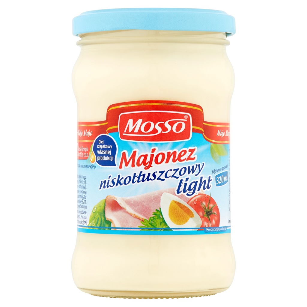 Majonez sałatkowy LIGHT Mosso 320 ml