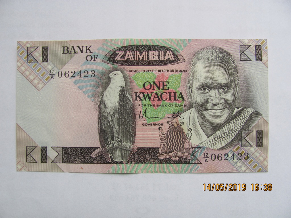 1 KWACHA ZAMBIA