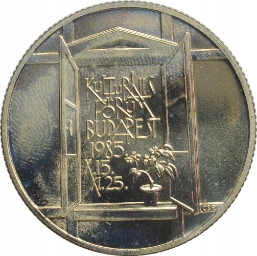 75. Węgry, 100 forint 1985, Forum kulturalne