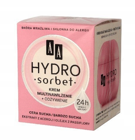 AA Hydro Sorbet Krem multinawiżenie + odżywienie -