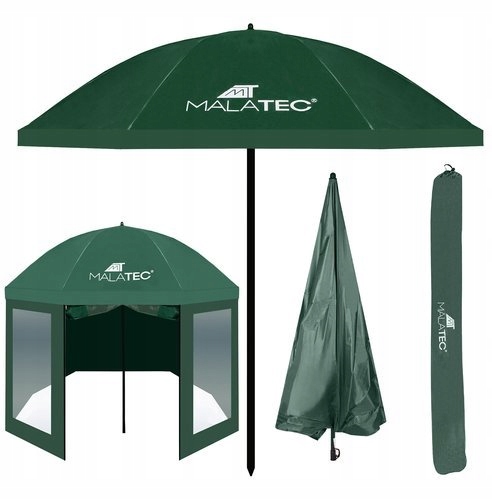 PARASOL WĘDKARSKI ZE ŚCIANKAMI MALATEC 240cm