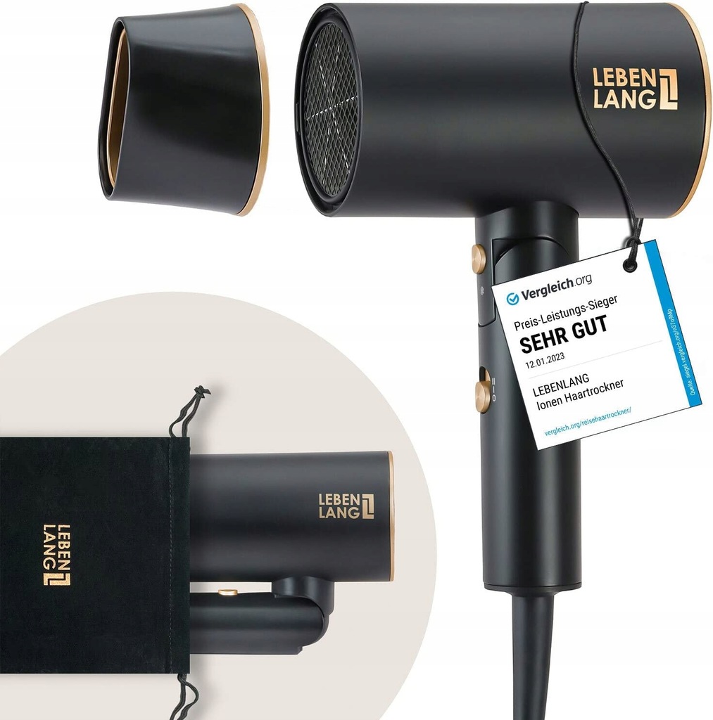 Suszarka do włosów LEBENLANG LBH-3088G