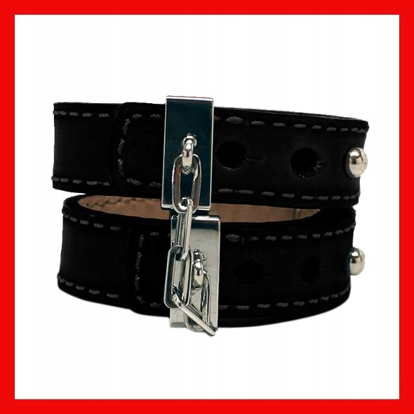 Skórzane kajdanki - Crave Leather Cuffs+GRATIS