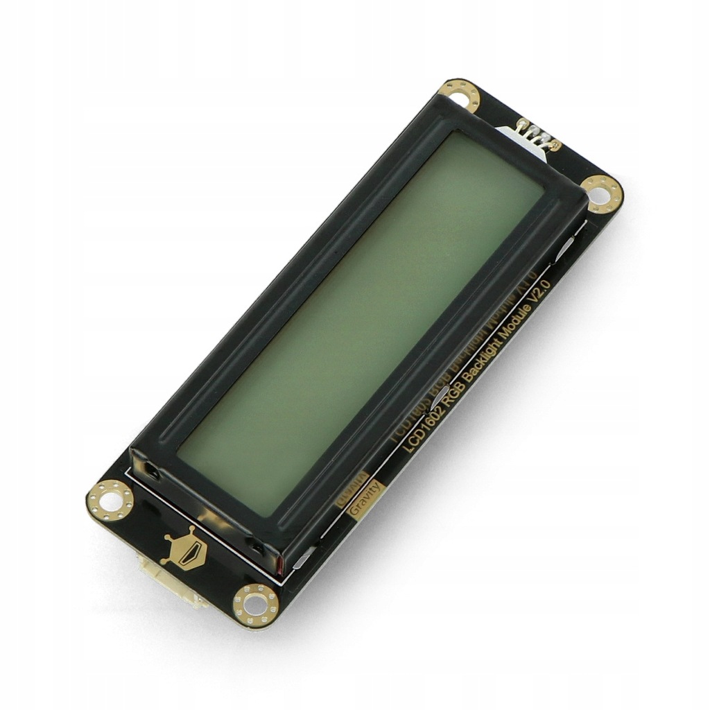 DFRobot Gravity - wyświetlacz LCD 2x16 I2C z podświetleniem RGB