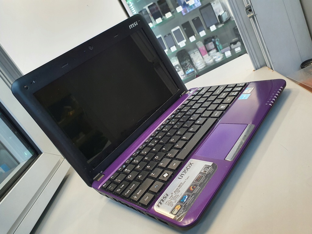 Netbook PC MSI U135 DX 320GB/1GB