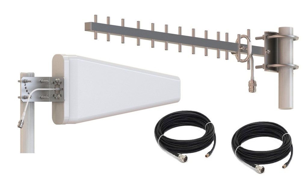 Zestaw specjalnie do ZTE MF286 LTE 2x Antena
