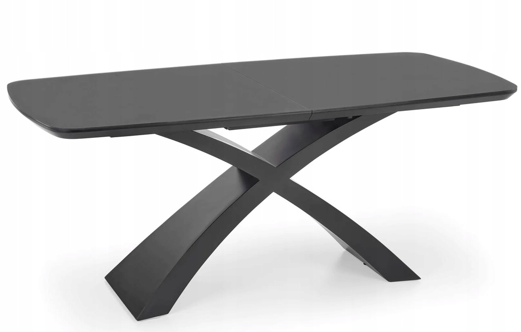 Stół Rozkładany do Salonu Loft SILVESTRO Czarny