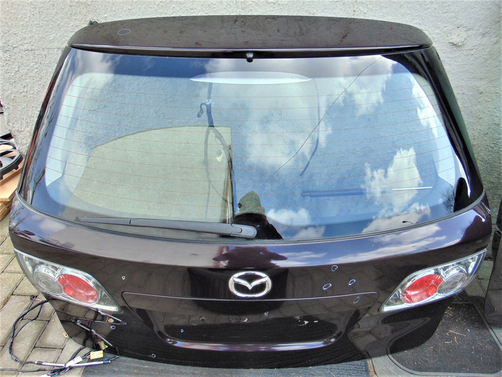 KOMPLETNA KLAPA BAGAŻNIKA MAZDA 6 GG GY LIFT KOMBI - 12024727301 ...