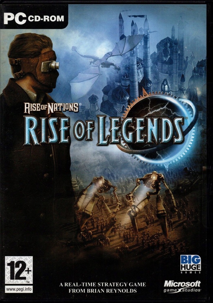 Rise of Nations Rise of Legends PC CD-ROM