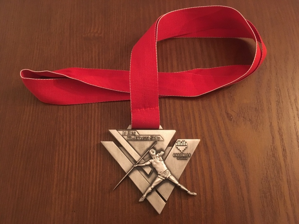 MEDAL IV BIEG IM J SIDŁY 2018 KATOWICE SZOPIENICE