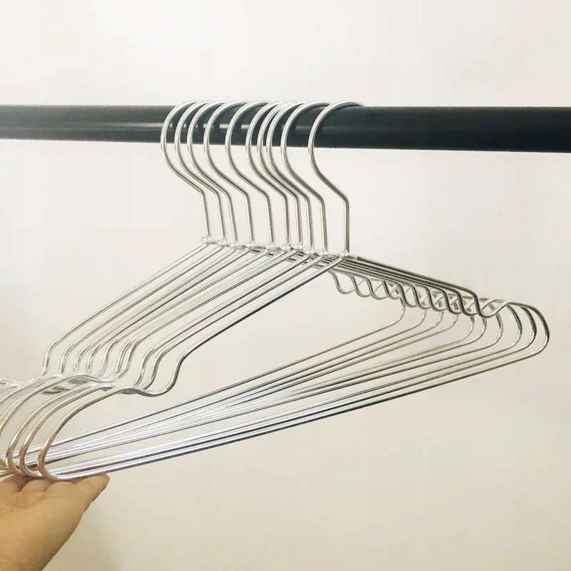 5Pcs Gold Hangers Aluminum Alloy Rack for Clothes Metal Non-Rust Non-Slip