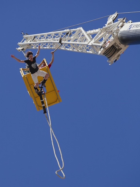 Zobacz Festiwal z góry - Skok z bungee