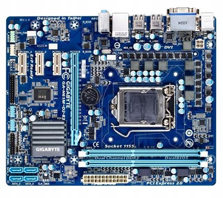 Gigabyte GA-H61M-D2-B3 ! 3 M-ce Gw