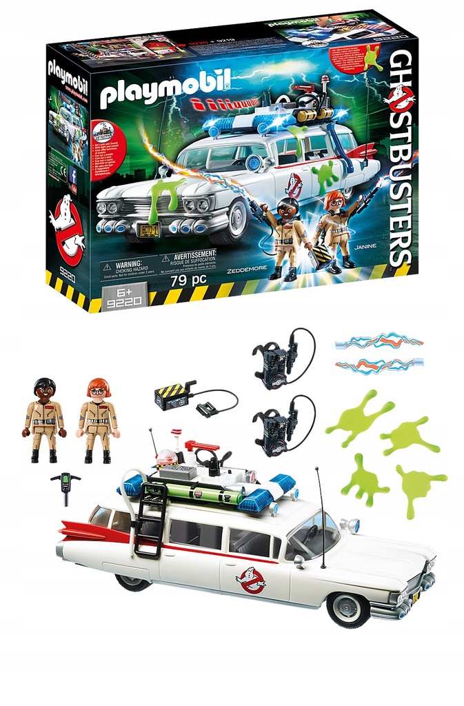 Playmobil 9220 Pogromcy Duchów Ecto-1 klocki AUTO