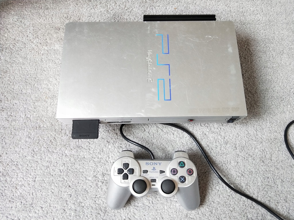 SONY PLAYSTATION SILVER KOMPLET FMCB HDD HDMI