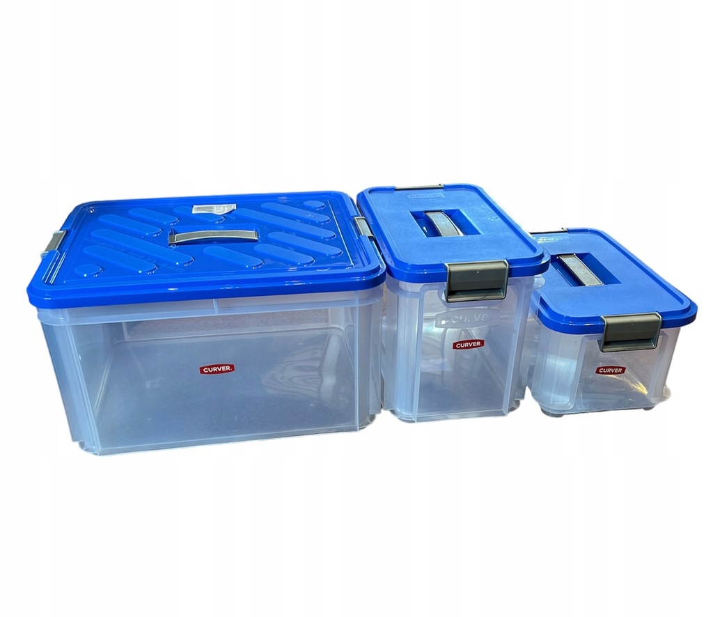 CURVER POJEMNIK VANITY Z POKRYWKĄ 30L, 9,4L, 13,6L