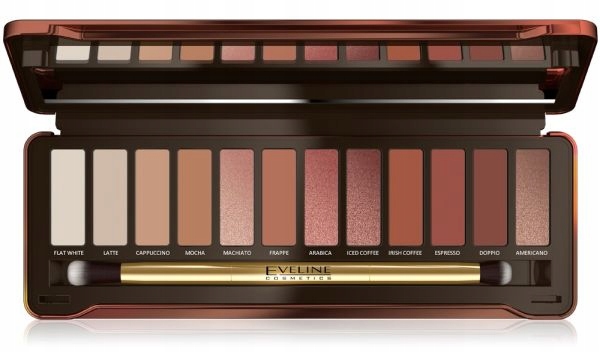 EVELINE CHARMING MOCHA PALETA 12 CIENI DO POWIEK