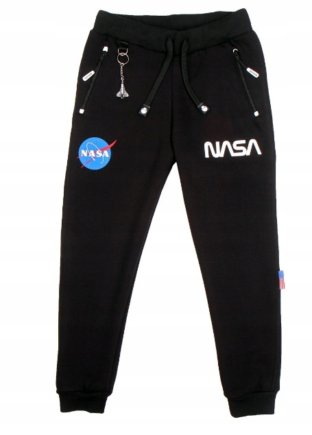 Spodnie dresowe GANGS PADAR NASA r.170 OCIEPLANE!