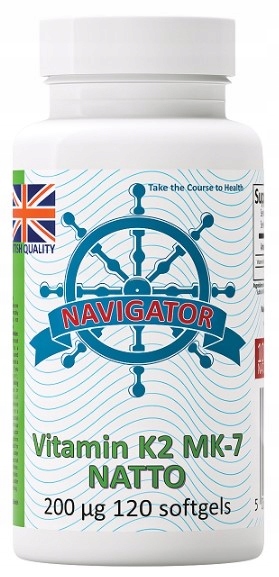 Navigator Witamina K2 MK-7 200mcg 120 kaps. na Kości Krążenie Osteoporoza