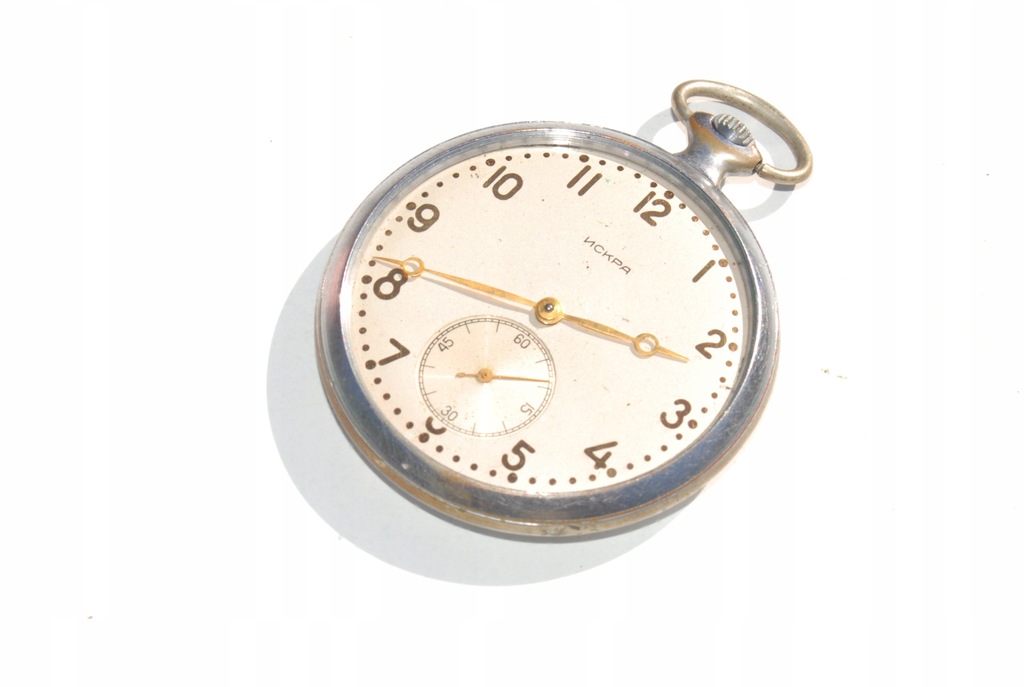 Stary zegarek Iskra kieszonkowy CCCP antyk zabytek