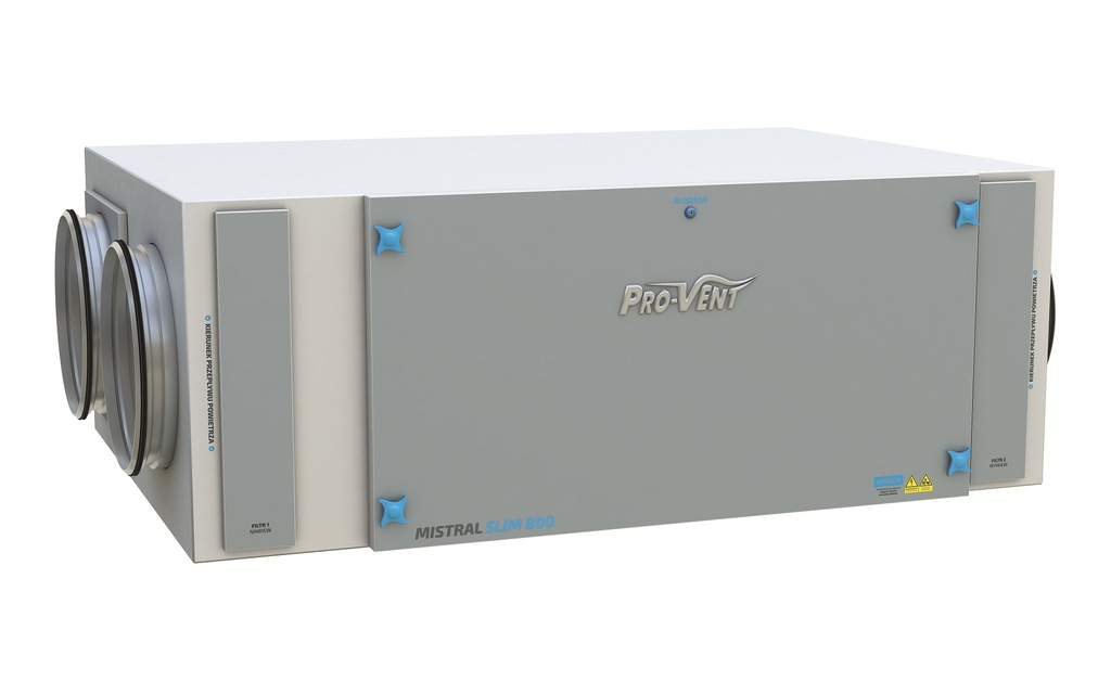 REKUPERATOR PRO-VENT MISTRAL SLIM 800 - 12348733740 - oficjalne ...