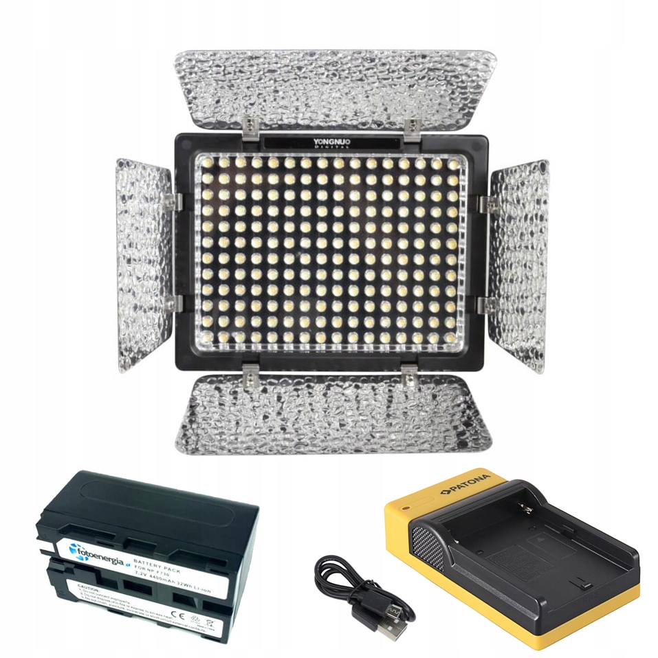 LAMPA LED YONGNUO YN-160 III REGULOWANA 3200/5500K - 14013697188 ...