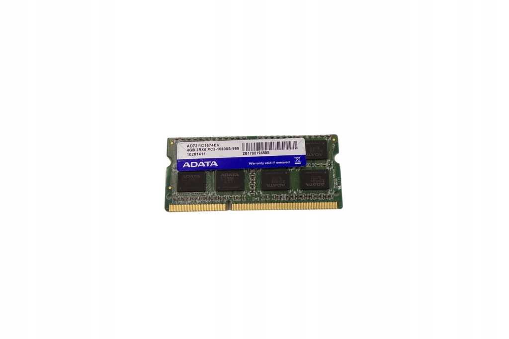 PAMIĘC RAM 4GB DDR3 SODIMM 1333MHz ADATA
