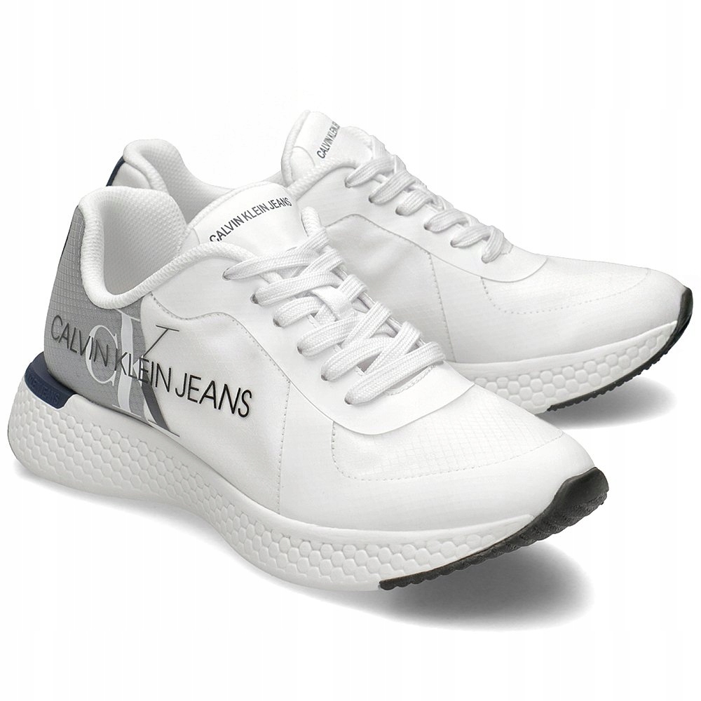 Calvin Klein Jeans Białe Sneakersy Męskie R.44