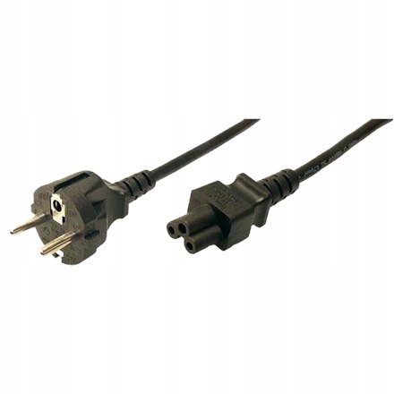 LogiLink Power cord, safety plug male to IEC C5 fe